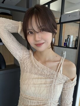 エトワ 中央店(etoi) 大分ハッシュカット胸上鎖骨下ミディアムレイヤースタイルかるめ