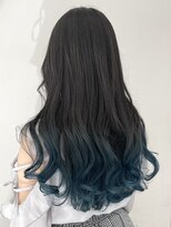 フローラバイシエスタ 池袋(Flora by siesta)&nbsp;ターコイズブルーグラデーション