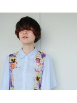 ニコヘアー(niko hair) ▼▲▼毛先赤マッシュ▼▲▼LINEID@vey3047y