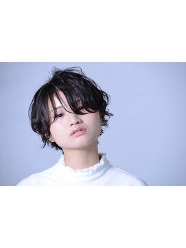 ヘアー アイス カンナ(HAIR ICI Canna) ショート×前髪×シースルー