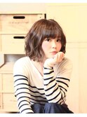 『ミックスメルガールボブ』+『カーキマットアッシュ』