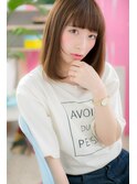 パッツンバングのオシャレガール★ミディb(miq阿佐ヶ谷)