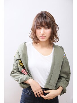 モーラ サロン 高石店(MOLLA) やわらかパーマボブ