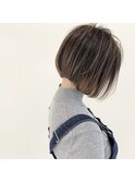 前さがりのボブスタイル。。