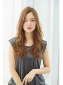 中村アン風!かきあげバング×ラフウェーブ!