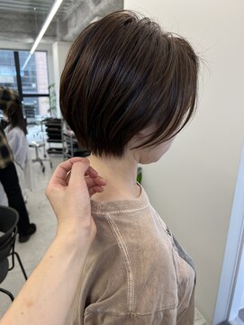 ジルブラン 錦糸町(JIL BLAN) 大人可愛い丸みショート×脱白髪染めハイライトオージュアTr