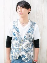 モッズヘア メン 上尾東口店(mod's hair men)&nbsp;≪mod's men≫”重軽”七三分け黒髪ニュアンスマッシュO