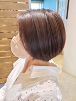 ヘアサロン フラット(hair salon flat) 立体感まるみショート髪質改善ハリウッドTR大人ノーブル