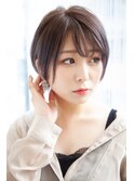 ヌーディベージュショート