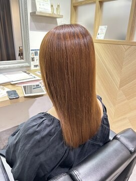 フォルテリノ ナゴヤ(FORTE Lino) 髪質改善×ツヤ髪ストレート×斜めバング