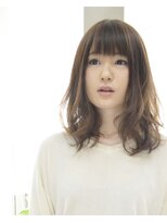 ヘアカフェ コトノハ(hair cafe Kotonoha)&nbsp;【コトノハ】大人可愛い とろみエアリー ハイライト グレージュ