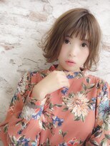 リープアルケー ヘアアンドヘッドスパ 錦糸町北口店(leap arche Hair&head spa) インナーグレージュ/マチルダボブ/前髪/ピンクベージュ/錦糸町