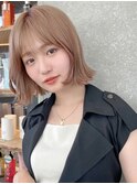 ベージュのマチルダボブ (新潟/万代)