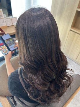 テラスヘア 新潟駅南(TERRACE hair) 【プレミアムイルミナカラー】オリーブベージュ