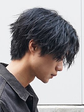 フィフス 渋谷(fifth) ゆるめ波巻きスパイラルパーマ束感マッシュヘア