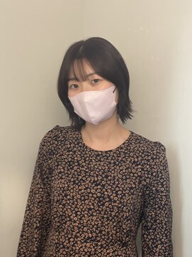 シェノン バイ アランスミシー 表参道(CHAINON by Alan smithee) ナチュラル韓国ウルフのショートハッシュカット