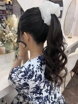 ラビス(Lovis)&nbsp;セミディ/シアーカラー/魅力倍増カール/ダークアッシュ