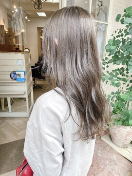 シェノン 赤羽店(CHAINON) ミルクティーベージュふわ巻きカールロングヘア赤羽十条美容室