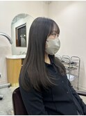 艶ロング×オリーブグレージュ