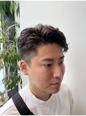 アップバングメンズパーマ