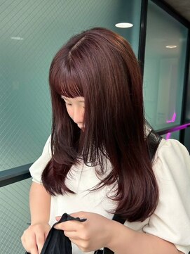 シイム(CYM) 艶髪/シャギーレイヤー/レッドブラウン