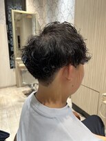 ビス リアン 川口店(Vis lien) 無造作マッシュメンズショート☆ツーブロックアッシュブラウン