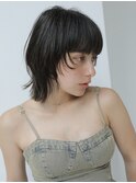 20代30代40代オリーブベージュレイヤーカットセミディ