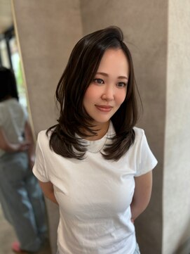 リエンス(RIENS) 【RIENS】ミディアムレイヤー×馬越麗奈『韓国レイヤー』