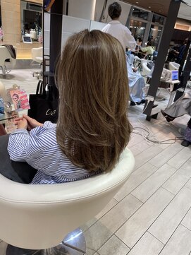 エアー 銀座(air) ★岡田有加★似合わせ★銀座★透明感ベージュハイライト