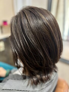 トウカ 船橋駅前店(TOUKA) 白髪ぼかしハイライト/髪質改善トリートメント［船橋/船橋駅］