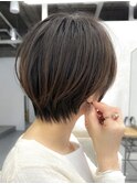 丸みショート☆髪質改善ショート