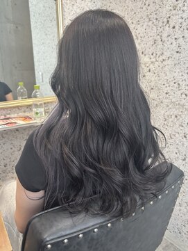 ラニヘアサロン(lani hair salon) グレーシルバー/さりげなインナー/イヤリングカラー/寒色カラー/