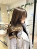 【韓国ヘア/レイヤーカット】ブリーチなしダブルカラー＋Aujua 4Step TR