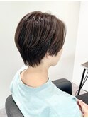 ハンサムショート/大人ショート/ベージュカラー