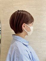 エスカーラ 町田(THE ESCALA)&nbsp;20代30代ボブレイヤーショートボブオリーブカラー顔周りレイヤー