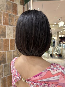 ピークアブー アヴェダ アトレ恵比寿(PEEK-A-BOO AVEDA) 大人可愛い丸みボブお悩み改善ボブシンプルボブ黒髪