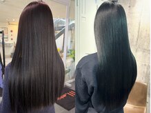 サンエンヘアー(lll_en hair)の雰囲気（髪質改善×縮毛矯正で乾かすだけで輝くツヤとまとまる髪へ）