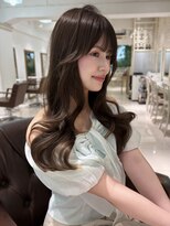フォルテ 表参道店(FORTE) デジタルパーマ/ミディアムレイヤー/韓国巻き風/顔周りカット