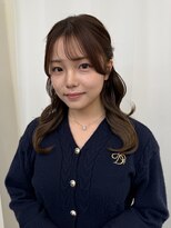ピコット(P cott)&nbsp;ハーフツインアイドルヘアメイクイベントヘアセット