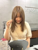 ニール 名古屋 伏見 丸の内(NEELU)&nbsp;【RIE】1ブリーチで作る顔まわりレイヤー