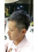 メンズブルーアッシュ ライン有り
