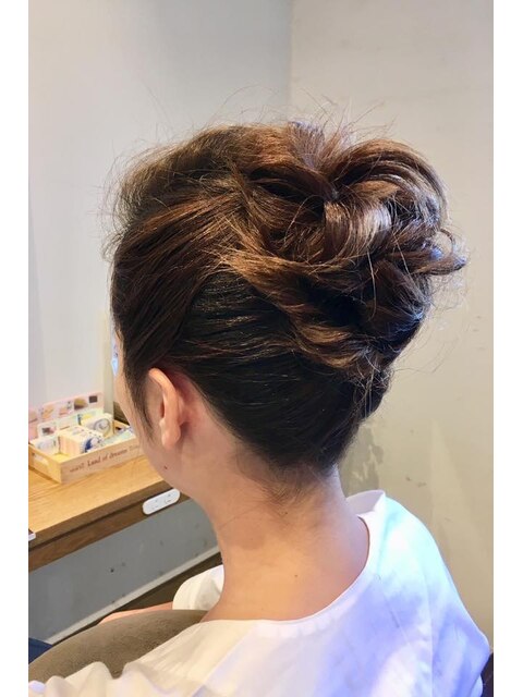 女将風ヘアセット☆