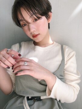 フィルムス 銀座(FILMS) 切りっぱなしボブ/エアリーロング/美髪/ピンクブラウン/銀座