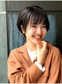 甘辛ショートボブ　ダークシルバー　kiyo