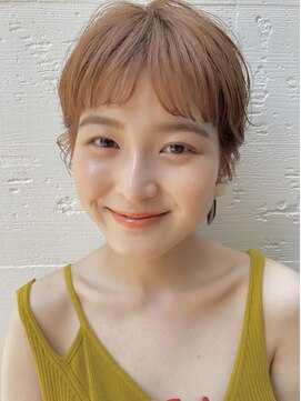 パーク(PARK) 【PARK】オレンジベージュ×ミニマムショート