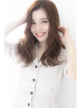 プライズ アイリス 池袋東口店(prize Iris) 大人可愛いかきあげスタイル/グレージュ/バレイヤージュ【池袋】