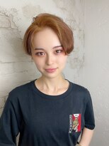 プライズ アイリス 池袋東口店(prize Iris)&nbsp;オレンジブラウンカラーダブルカラー10代20代人気