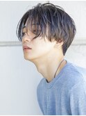 小久保style☆ツーブロックマッシュくせ毛ショートオールバック
