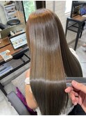 大人かわいい20代30代40代小顔ショコラベージュ１Zina船橋