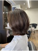 ミディアム+外ハネで若々しさ◎